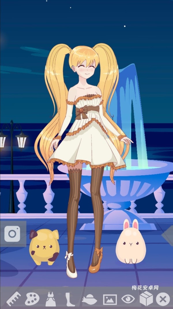 动漫女孩爱打扮