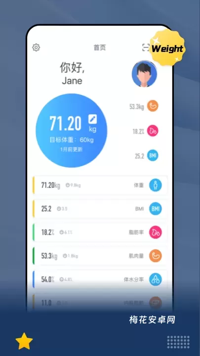 乐瘦体脂秤_生活休闲_第1张_梅花安卓网 乐瘦体脂秤_https://www.nk-zx.com_生活休闲_第1张